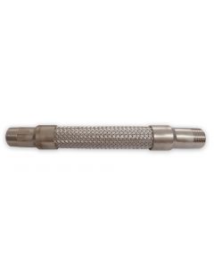 3/4" BSP Male x 250mm Stainless Steel Flexible Connector