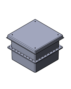 125 Litre GRP Two Piece Water Tank - Insulated