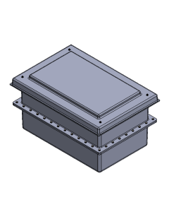 160 Litre GRP Two Piece Water Tank - Insulated