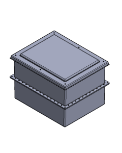 570 Litre GRP Two Piece Water Tank - Insulated