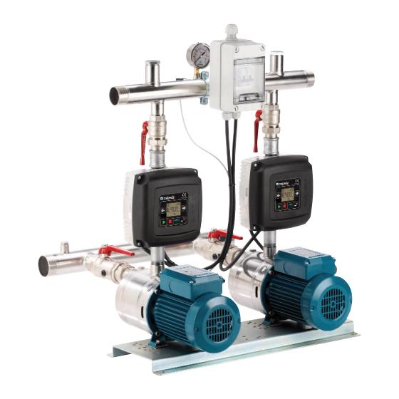 Calpeda 2 MXH 803-EMT-24 Easymat Twin Pump Booster Set