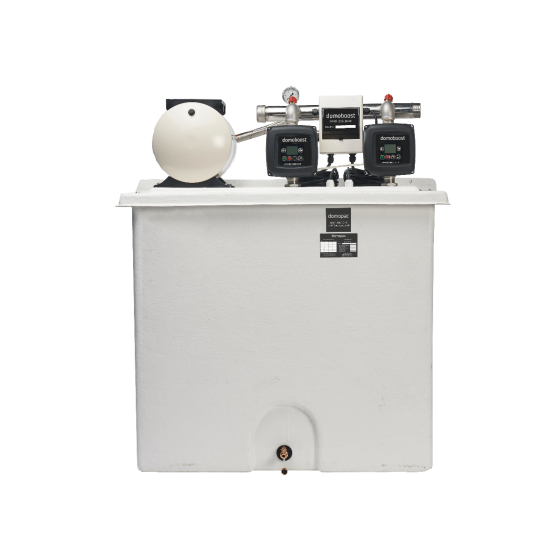 The Domoboost Ultra by domopac. Complete Pump Supplies offer a range of large domestic and commercial water boosting solutions.