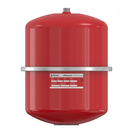 FLAMCO Solar-Ausdehnungsgefäß, Weiß 12 Liter, BD 8 Bar, VD 2.5 Bar, 3/4