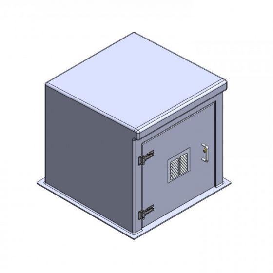 GRP Enclosure 1000 - 1150 x 1150 x 1080mm High