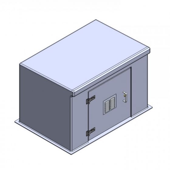 GRP Enclosure 1500 - 1650 x 1150 x 1080mm High