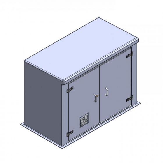 GRP Enclosure 3001 - 2150 x 1150 x 1580mm High