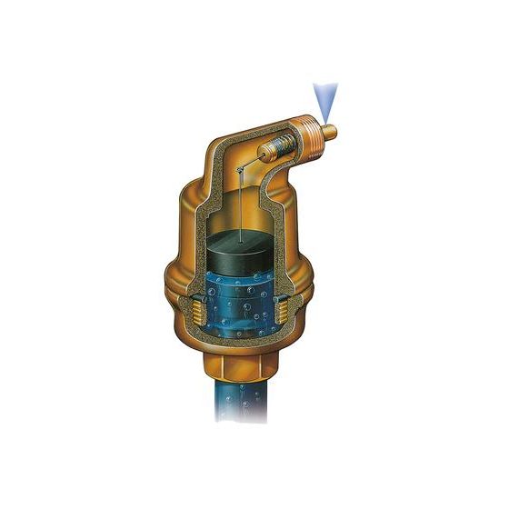 Spirotech Spirotop 1/2" Automatic Air Vent (10 Bar) Complete Pump