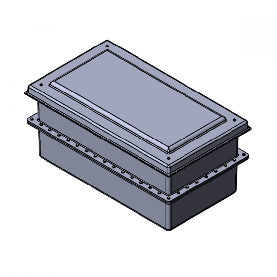 250 Litre GRP Two Piece Water Tank - Insulated