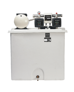 Midi 5 Twin Pump Booster Set & 1000 Litre One Piece GRP Cold Water Tank