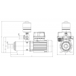 EBARA 1GPE MATRIX 3-5T/0.75 ESPM Single Pump Booster Set