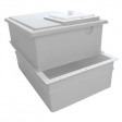 909 Litre GRP Two Piece Water Tank - Insulated