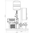 Calpeda IMAT 2MXH405/B-TTA-24 Twin Pump Booster Set