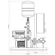 Calpeda IMAT 2MXH802/A-TTA-24 Twin Pump Booster Set