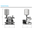 Flowtech Flowboost AH2-0309-015-M Cold Water Booster Set