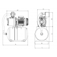 DAB AQUAJET-INOX 132 M-G Single Pump Booster Set