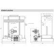 Calpeda Cat 5 BTM 61E AGAP 80 Dimensions