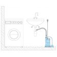 Homa Chromatic C240 WF Sensoflat Low Level Drainage Pump