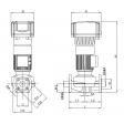 DAB KLME 50-600 M MCE11/C Single Stage Inline Pump
