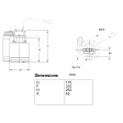 Lowara DOC7VX/A GW Submersible Pump with tube Floatswitch (1 Phase)