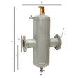 Domovent Clean SS 65mm Stainless Steel Air & Dirt Separator