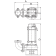 HCP A-05AF Submersible Wastewater Pump (1 Phase)