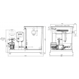 Lowara Mini V VARITANK Base Mounted (SMB/5HM06) Cat 5 Booster Set