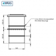 501 Litre GRP Two Piece Water Tank - Insulated