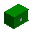 GRP Enclosure 1500 - 1650 x 1150 x 1080mm High