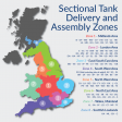 Sectional Tank Delivery and Assembly Zones