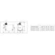 Stuart Turner Mainsboost Charger Pump Vessel Mounted - Dimensions