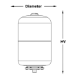 Lowara Zilmet 2 Litre (10 bar) Expansion Vessel