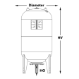 Lowara Zilmet 60 Litre (10 bar) Expansion Vessel