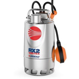 Pompe Submersible Eaux Usées VORTEX Pedrollo RXm 2/20 5M - 0,5Hp 240V - Acier Inox
