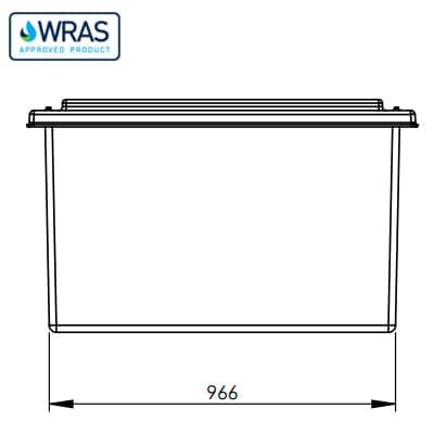 680 Litre Grp One Piece Water Tank Insulated Complete Pump Supplies