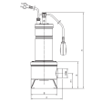 DAB FEKA VS 750 M-A Submersible Sewage Pump with Float Switch