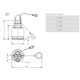 Lowara DOC3/A Submersible Pump with Floatswitch (1 Phase)