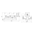 Grundfos Hydro Multi-E 3 CRIE 20-3 Three Pump Booster Set