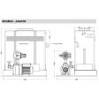 Calpeda Cat 5 MXHM 204/A AGAP 80 - Dimensions