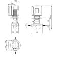 Grundfos TPE 32-80/2-A-O-A-BQQE Variable Speed Single Stage In-Line Pump