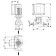 Grundfos TPE 40-80/2-A-F-A-BQQE Variable Speed Single Stage In-Line Pump