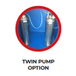 Pedrollo Powertank Utility 750 Litre (Variable Speed) TWIN Domestic Booster Set