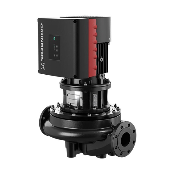 Grundfos TPE 40-90/2-A-F-A-BQQE Variable Speed Single Stage In-Line Pump