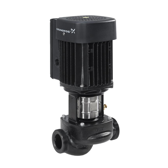 Grundfos TPE 32-90/2-A-O-A-BQQE Variable Speed Single Stage In-Line Pump