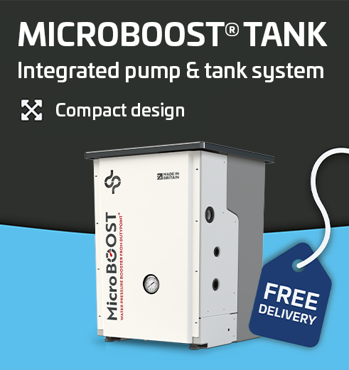 Dutypoint MicroBOOST Tank - Domestic Packaged Water Booster Pump & Tank