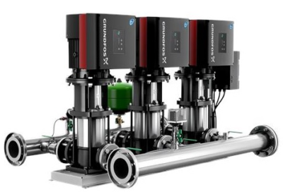 Grundfos Hydro Multi-E Vertical Three Pump Booster Sets